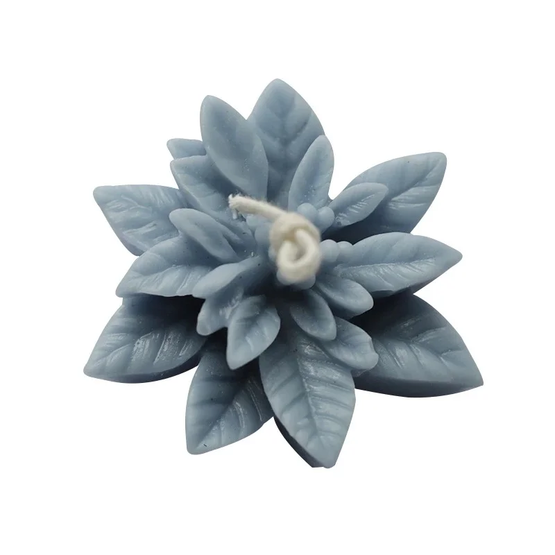 جديد الإبداعية زهرة شكل قالب عيد الميلاد قالب من السيليكون الروائح شمعة الراتنج كعكة تزيين قوالب صنع الصابون اليدوية