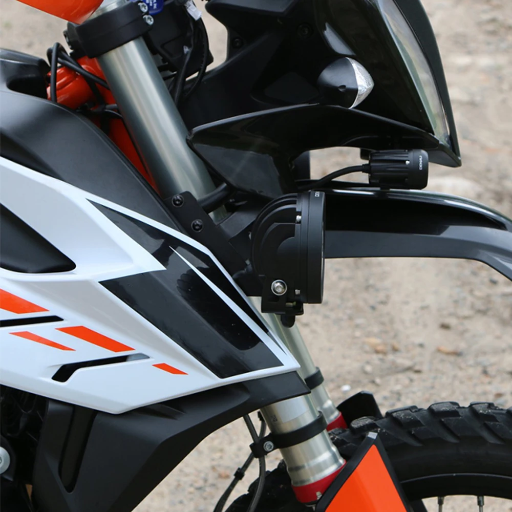 

For KTM 890 790 Adv 890 790 Adventure S R Rally 2019-2022 Spotlight Clamp Fog Light Bracket Fog Lamp Mount Auxiliary Lamp Holder