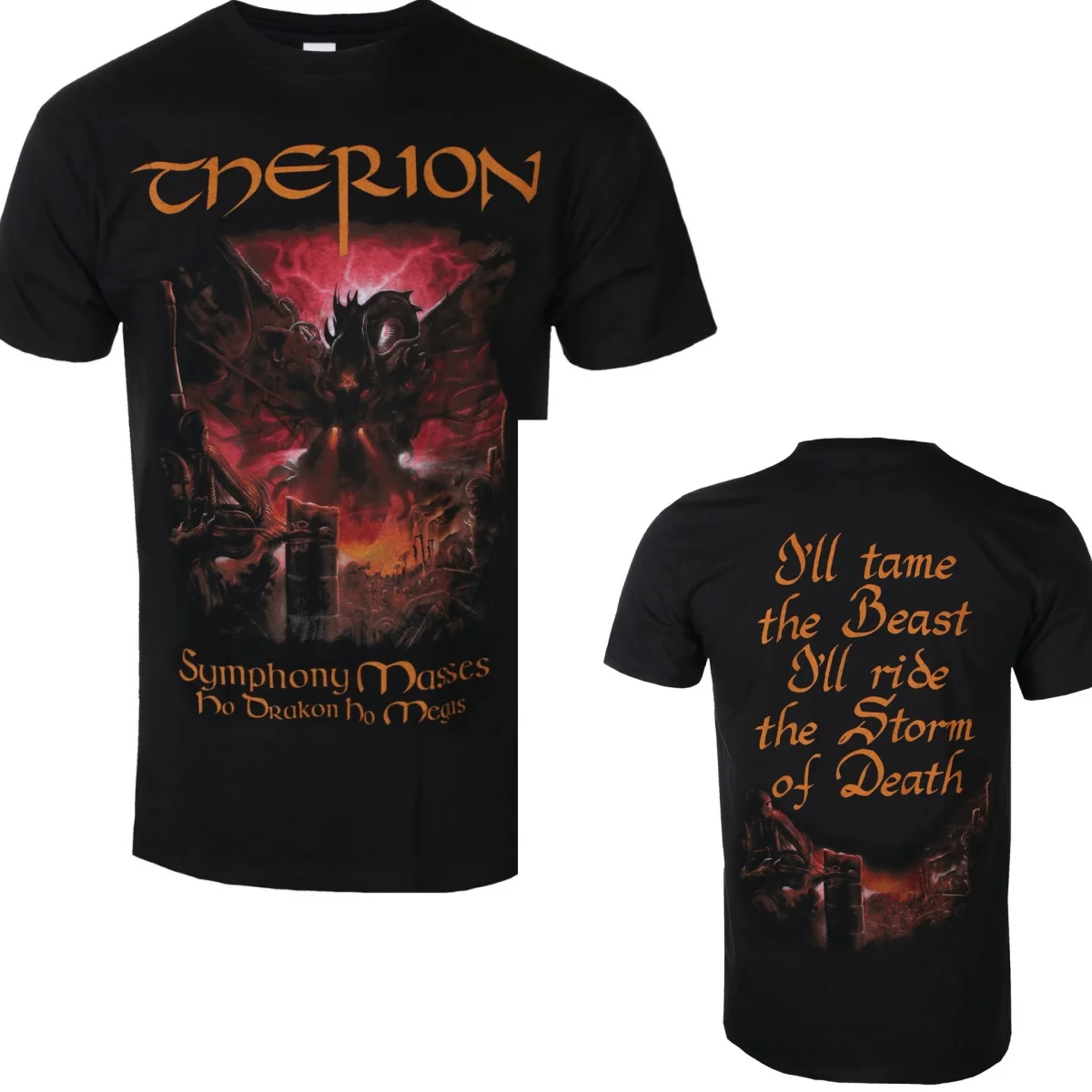 Camiseta de Algodón con Estampado Gráfico Therion 2026, Unisex, de Manga Corta, Verano, Marca de Moda, Estilo Casual, Vintage, de Lujo
