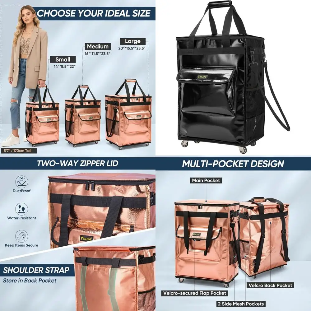 

Сумка-тележка для продуктов на колесах, большая сумка-рюкзак для покупок, многоразовые сумки для шопинга