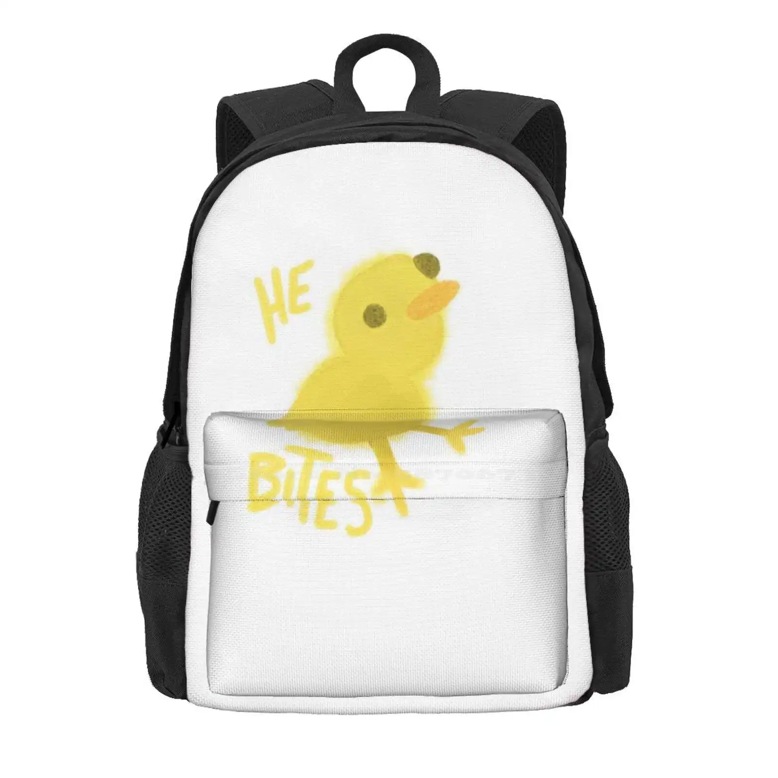 Smoll Little Guy Hot Sale Schoolbag Backpack Fashion Bags Big Eye Yellow Chick Clumsy Awkward Floppy Clownish Silly