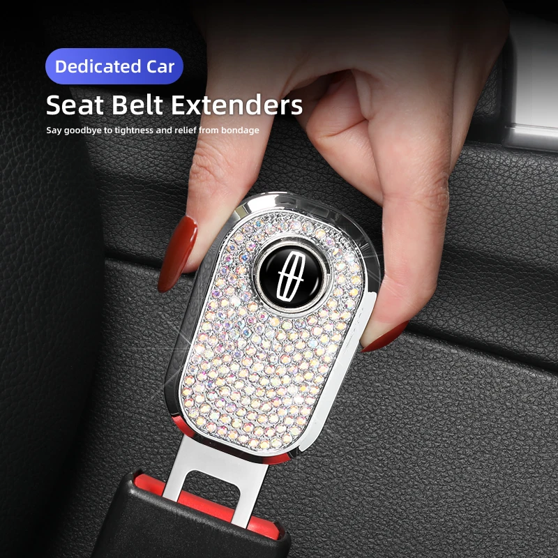 Clip para cinturón de seguridad de coche, enchufe de extensión, hebilla de bloqueo de asiento de seguridad para coche, accesorios para Lincoln MKC MKZ MKX MKT Aviator Navigator Cont