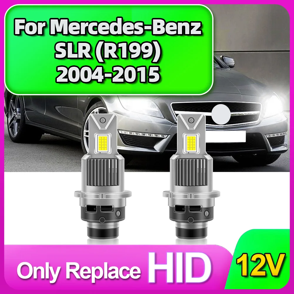 

LED Headlight D2S Car Replace Bulb 150W For Mercedes-Benz SLR (R199) 2004 2005 2006 2007 2008 2009 2010 2011 2012 2013 2014 2015