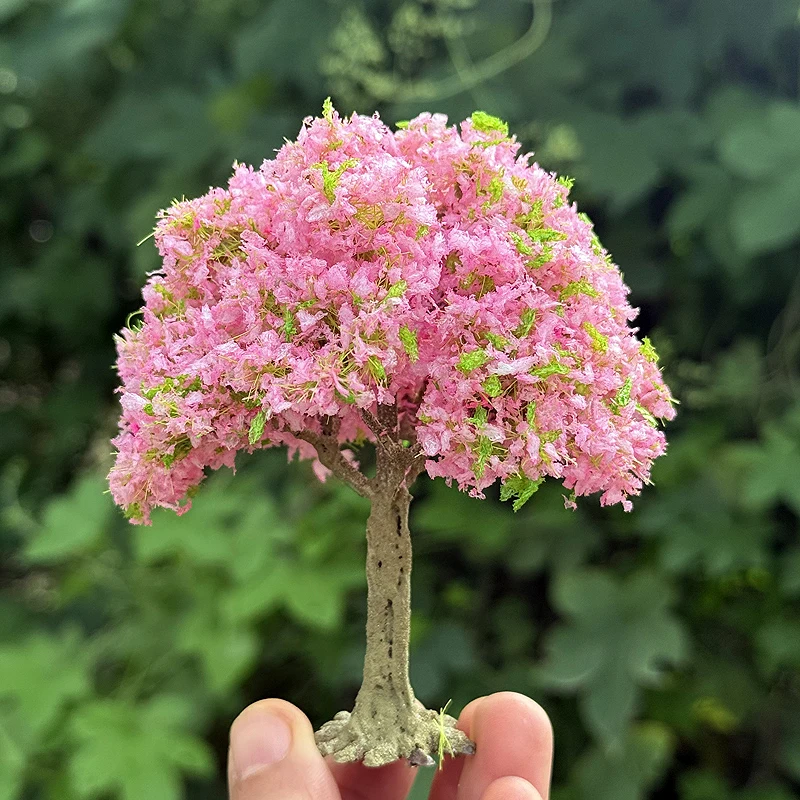 

Scenarios Model Cherry Cherry Green Landscape Plastic Tree Model Miniature Building Sand Table Landscaping Hand-made Decoration