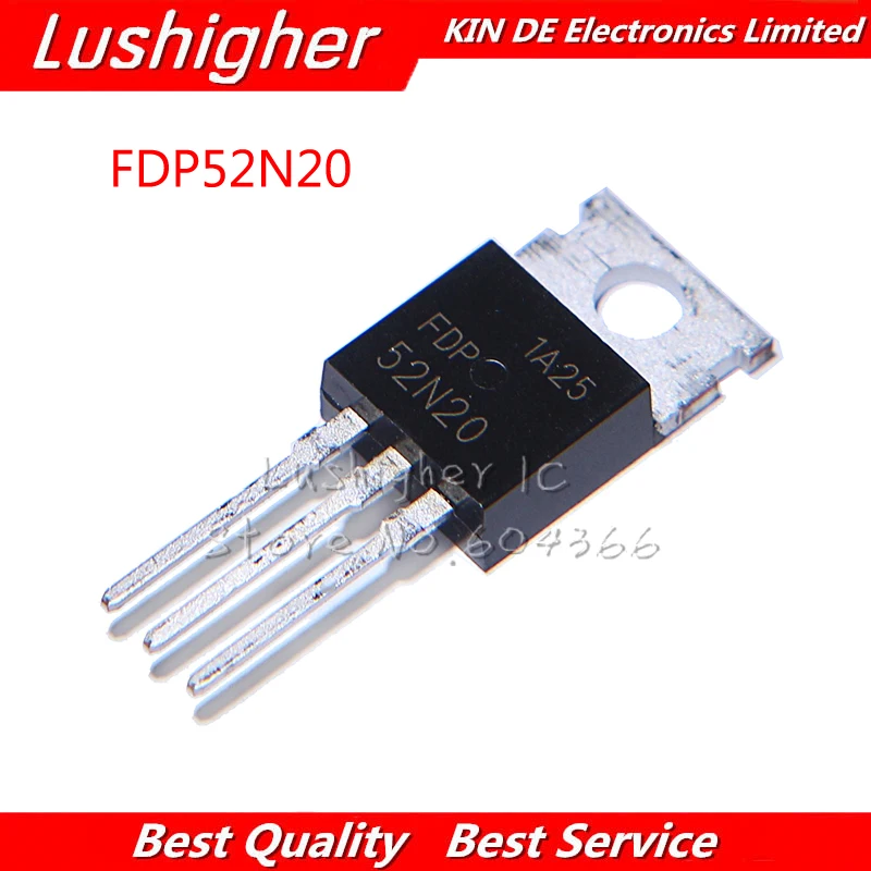 10pcs FDP52N20 TO-220 52N20 TO220