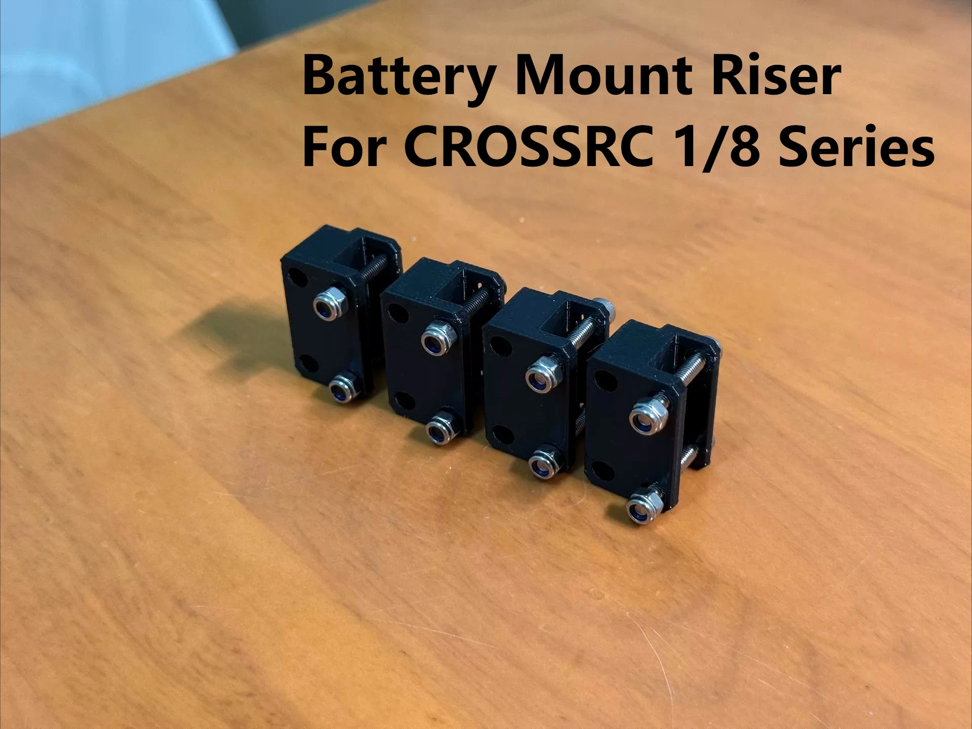 RC Crawler Upgrade Parts Custom Battery Mount Riser For CROSSRC 1/8 Series RC Off‑Road Truck Mod Spare Replacement Accessories