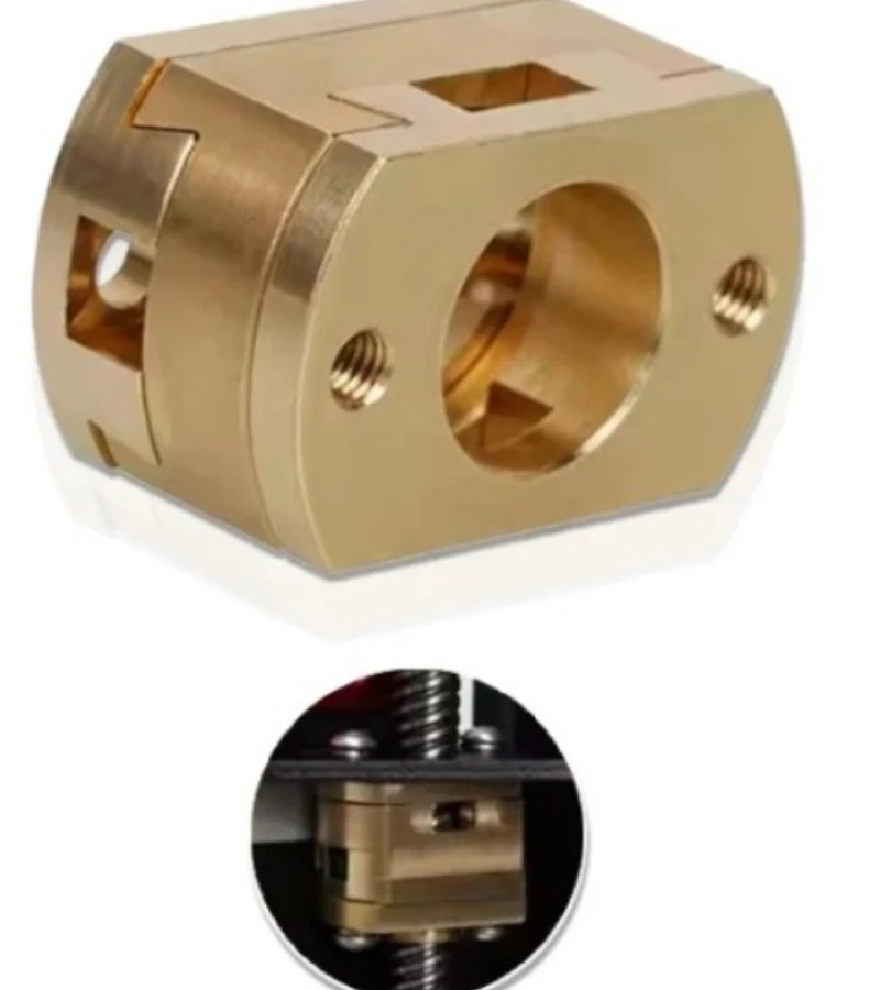 2pcs 18mm Oldham Coupling for Ender 3 V2 CR10 CR10S Pro T8 Screw Coupler Z-Axis 8mm Brass Lead Screw Hot Bed 3D Printer Parts