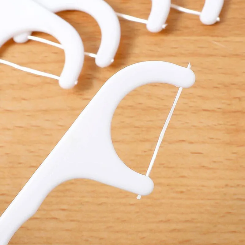 25Pcs/Set Dental Floss Flosser Interdental Brush Oral Hygiene Dental Cleaning Tooth Teeth Stick Toothpicks Floss Pick Oral Care