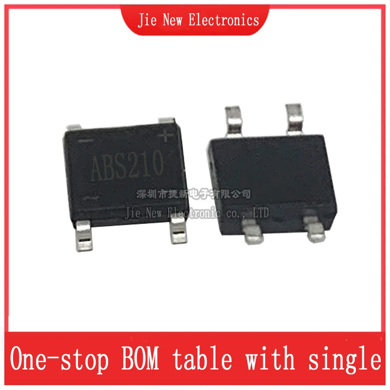 50PCS SMD MB6S MB6F MB8S MB8F MB10S MB10F ABS10 SOP4 Diode Bridge Rectifier
