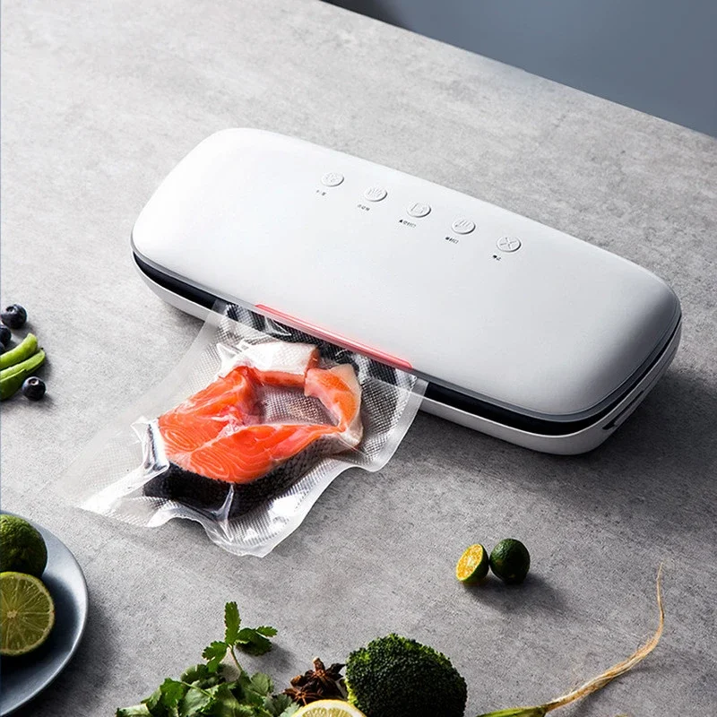 Vacuum Food Sealers Commercial Fully Automatic Household  Plastic Bag Sealer Wet and Dry Portable Vacuum sealer 220V