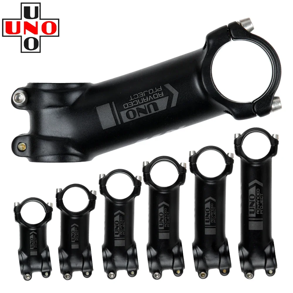 UNO Ultralight Bike Stem 7/17 Degree MTB Road Bicycle Stem 31.8mm 60/70/80/90/100/110/120/130mm Mountain MTB Bicycle Power Parts