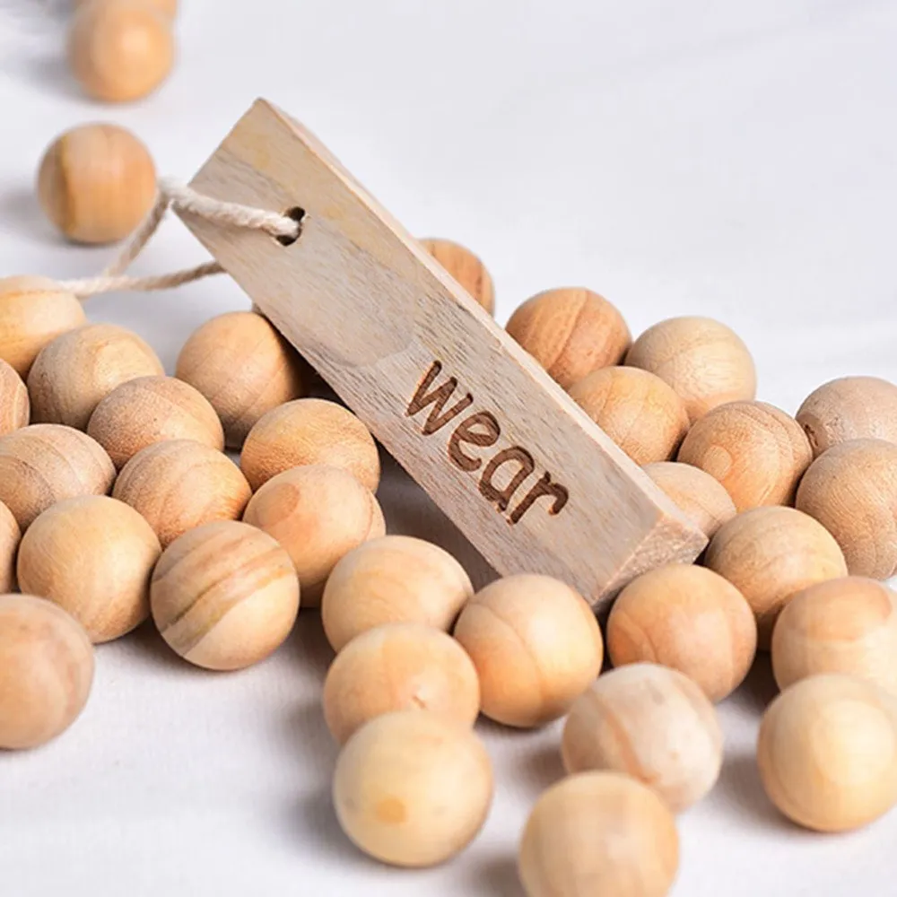 New Natural Cedar Wood Balls 10/50/100pcs Camphor Wood Balls Moth Repellent For Drawers Storage Boxes Healthy Moisture-Proof