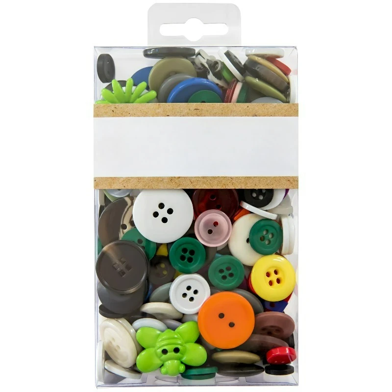 Value Multi Assorted Sew Thru & Shank Buttons, 4 Ounces
