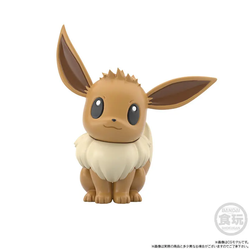 Bandai Original Pokemon Anime Figure SCALE WORLD Paldea Eevee Evolution Set Action Figure Toys for Kids Gift Collectible Model