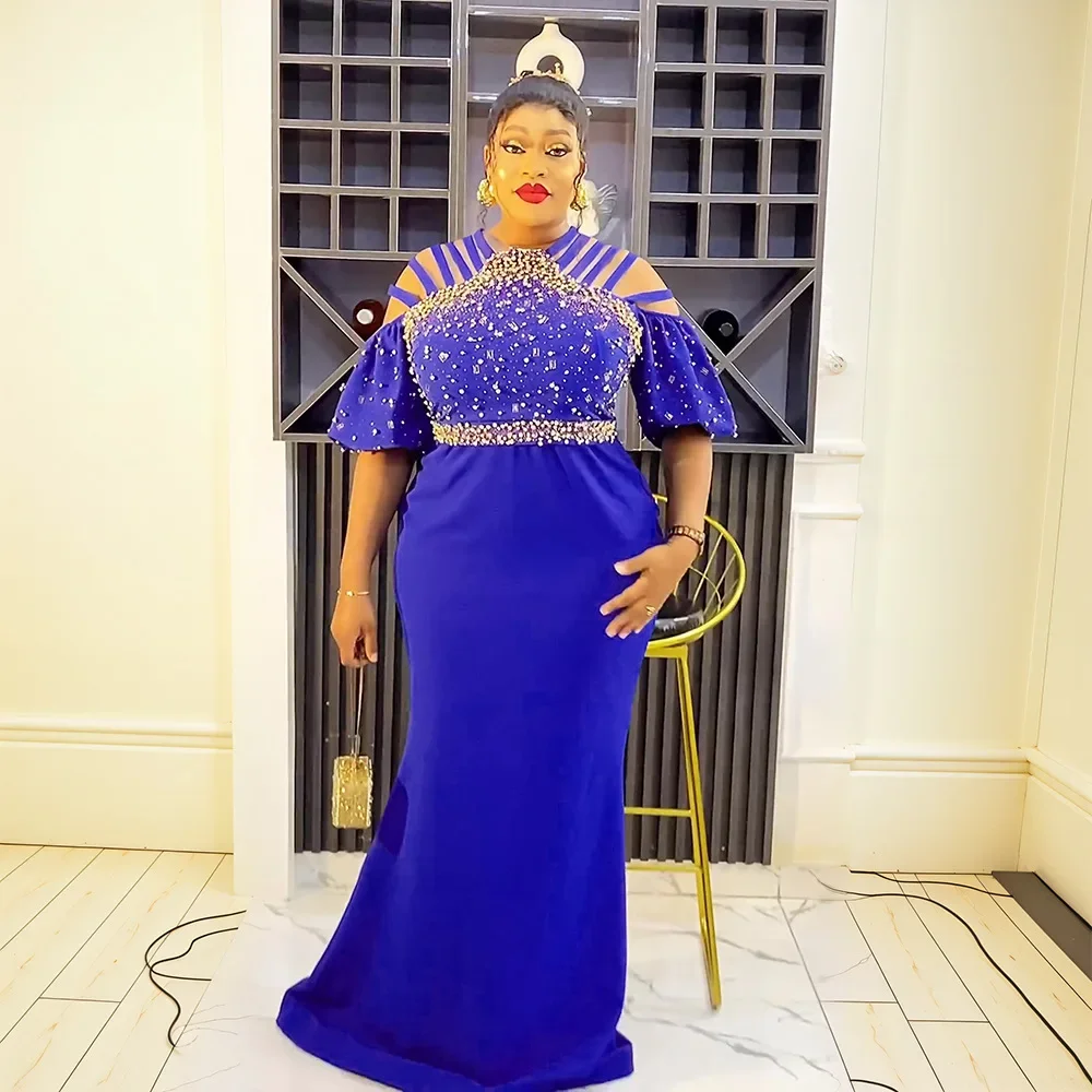 فساتين أفريقية للنساء الماس أفريقيا الملابس تركيا حفل زفاف فستان طويل ثوب Dashiki أنقرة ملابس رداء حجم كبير