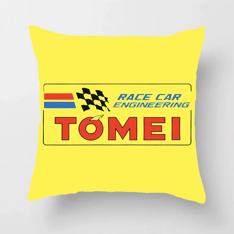 Cushion Cover for Sofa Engine Engineering Tomei Pillow Case Cover Seat Car Throw Pillowcase 45X45cm For Home Decorative 70