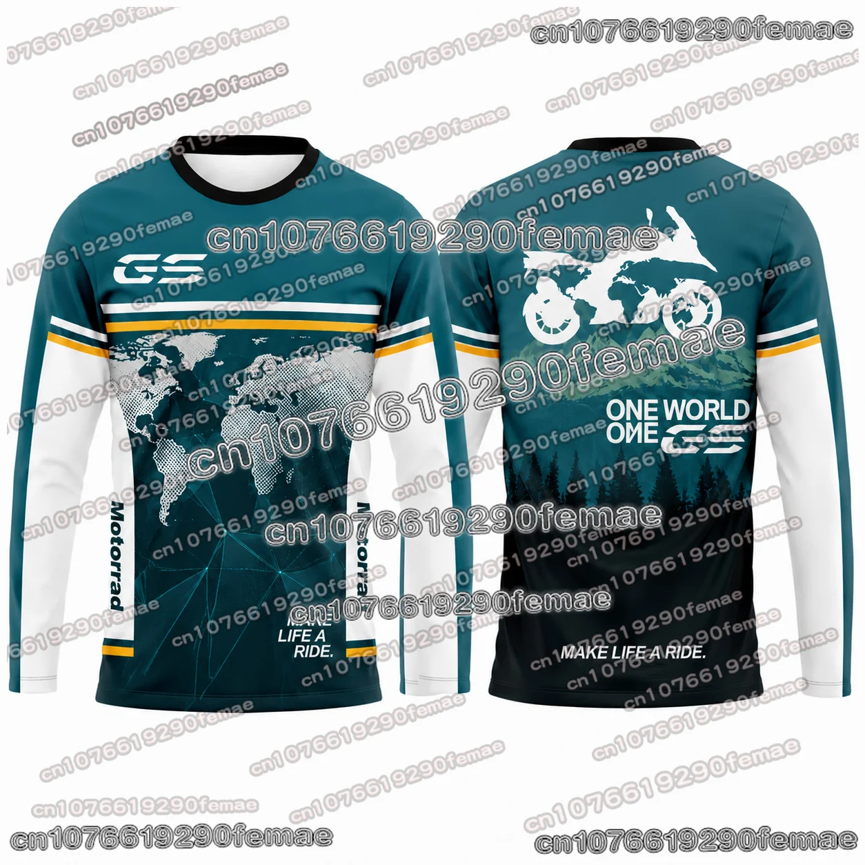 Neues GS Adventure Motorrad Langarm-Fahrshirt Sommer Moto Reise-Shirt Leichtes Atmungsaktives Schnelltrocknendes T-Shirt – Detail 5