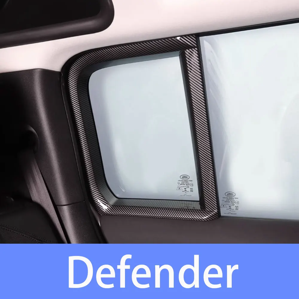 

For 20-24 Land Rover Defender car accessories, rear interior, rear window, C-pillar decorative frame, interior modification, dec