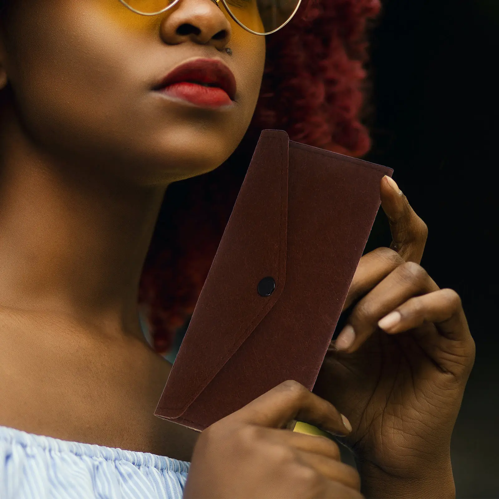 

Набор из 10 войлочных сумок-органайзеров с кнопкой-защелкой для телефона, денег, наушников, кабелей, канцелярских принадлежностей. Компактный дорожный карманный органайзер для повседневного использования.