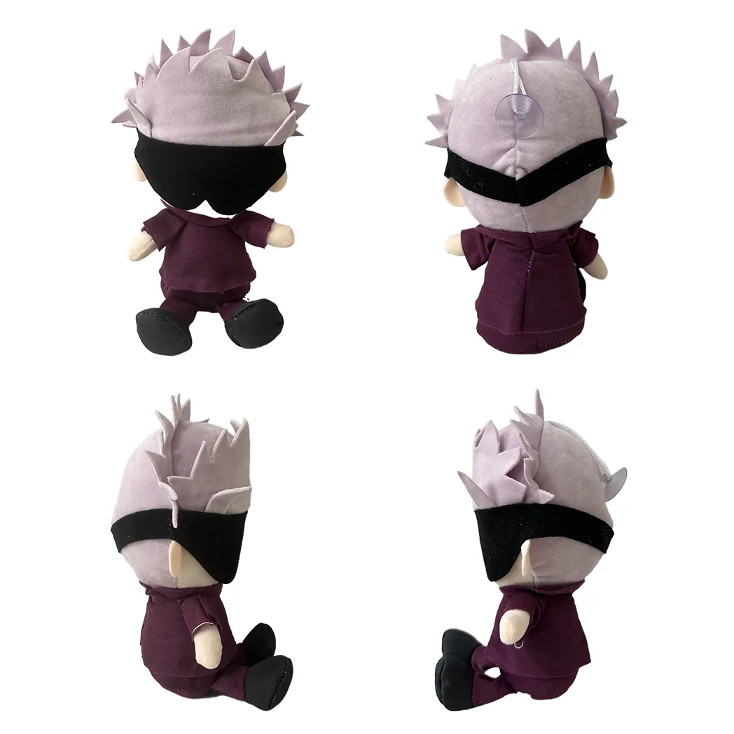 25Cm Jujutsu Kaisen Knuffel Japanse Anime Gojo Satoru Fushiguro Megumi Stripfiguur Pop Vulling Schattig Cadeau Voor Kinderen Speelgoed