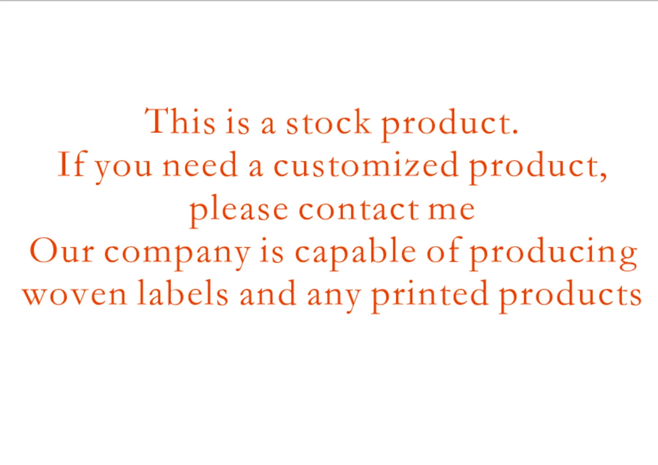 100% soft cotton size label for garment, not harm skin 8 size clothing labels, white background black letter
