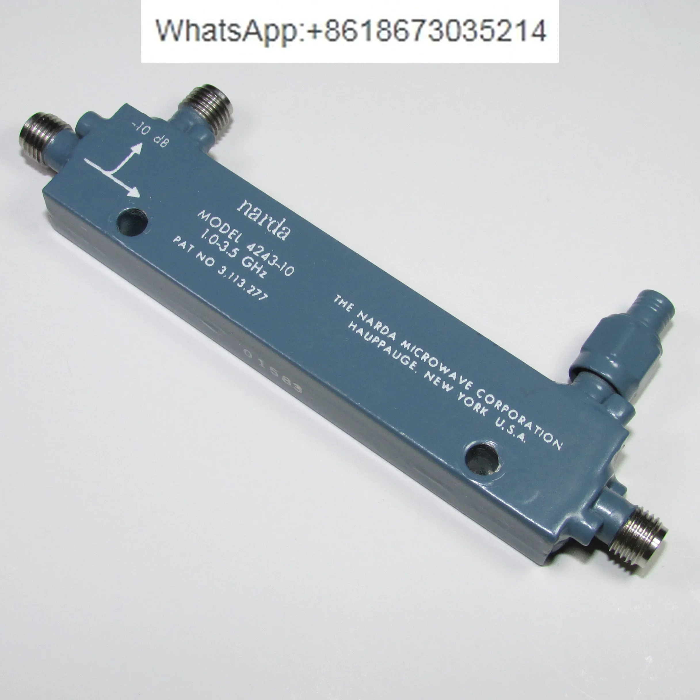 4243B-10 1-3.5 GHz 10dB 50W SMA RF Microwave Coaxial Directional Coupler