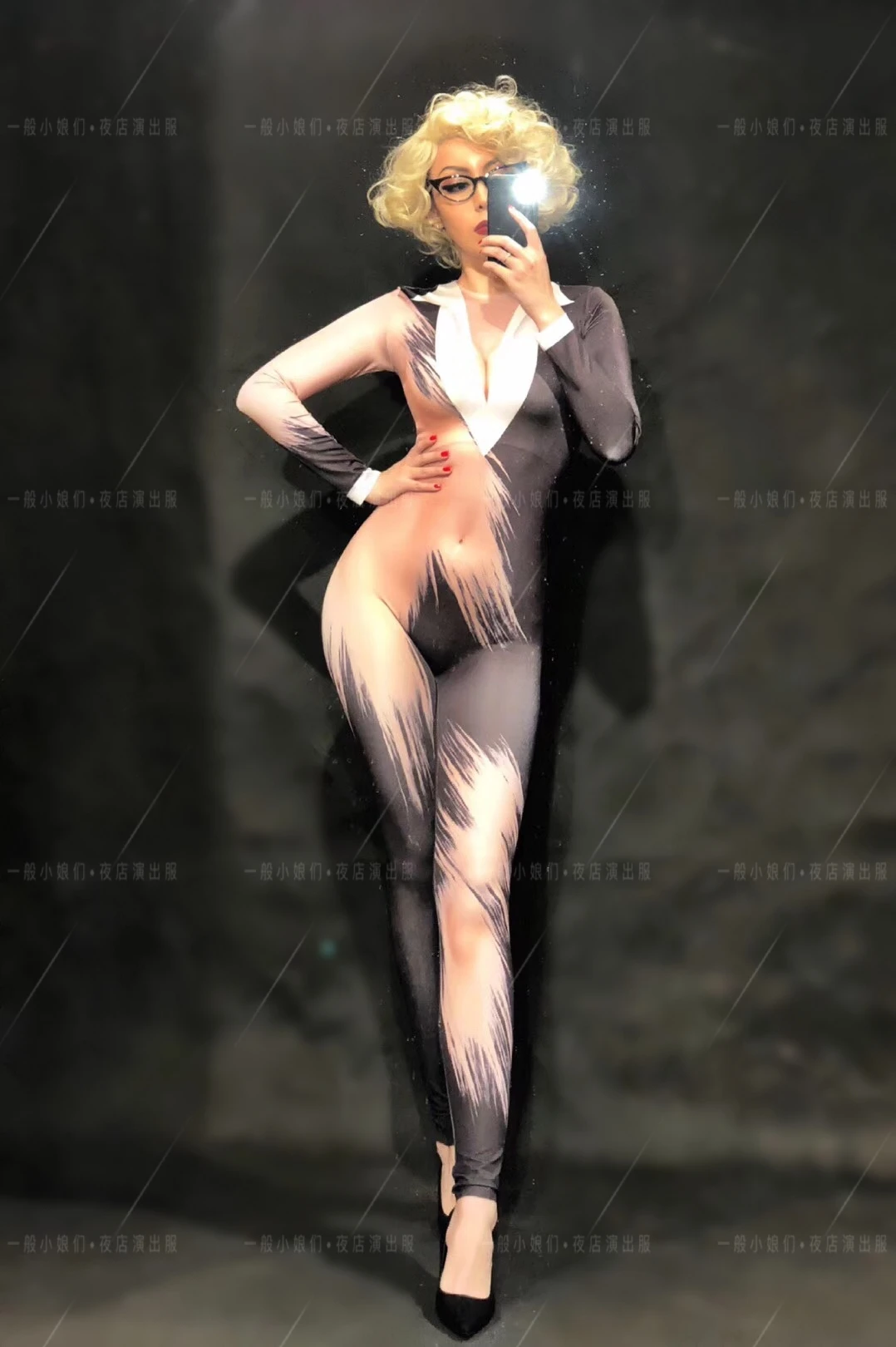 Customized Oscar 2023 New Stage Dress Sexy Suit jumpsuit Nightclub Bar Female Singer DJGOGO Performance Dress