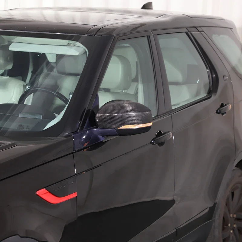 Real Carbon Fiber For Land Rover Discovery 4 LR4 2014-2016 Car Exterior Mirror Cover Decorative Stickers Protection Accessories
