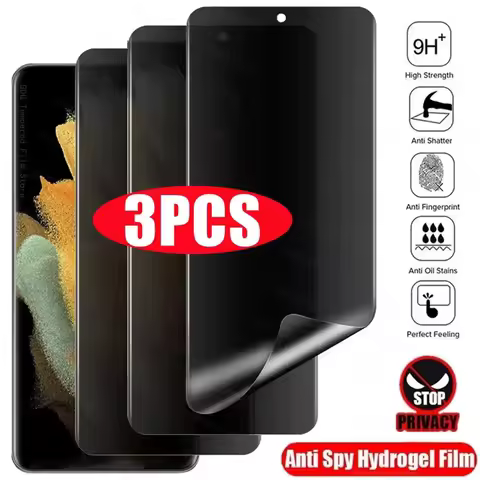 3Pcs Privacy Hydrogel Film For Xiaomi Redmi Note 14 13 12 11 Pro Plus Ultra 13C 14C Poco 9 X6 X5 F5 14T 13T 12T Screen Protector