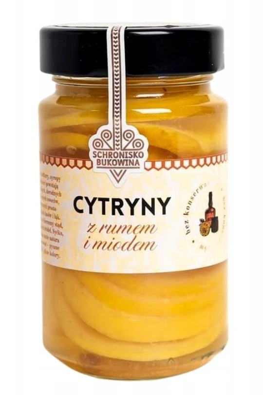 Cytryny z rumem i miodem 250g - Schronisko Bukowina