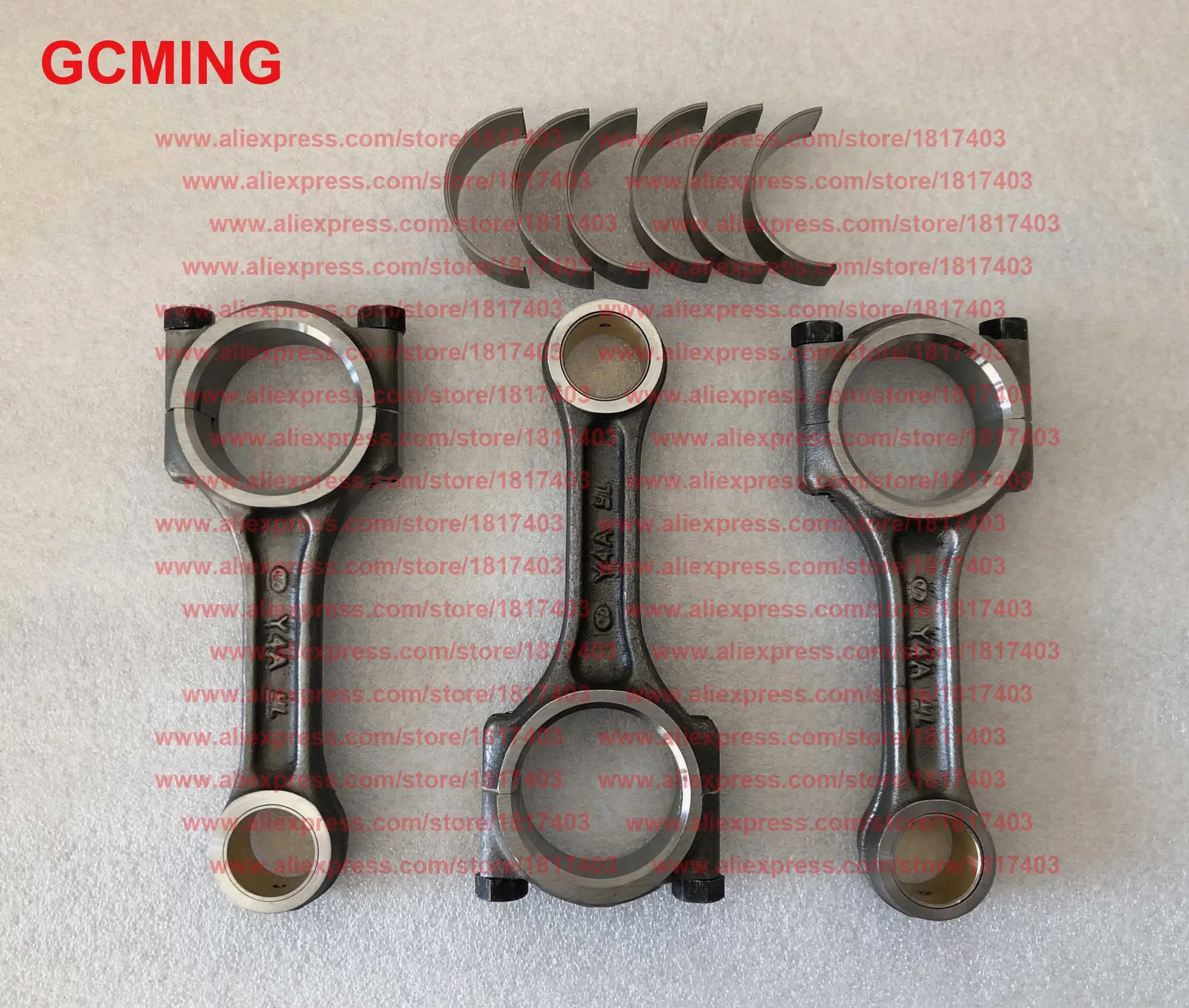 Yangdong Y485-04202 Connecting rod assembly + Y480G-04003a Connecting rod bearing shell, Yangdong Y385T engine