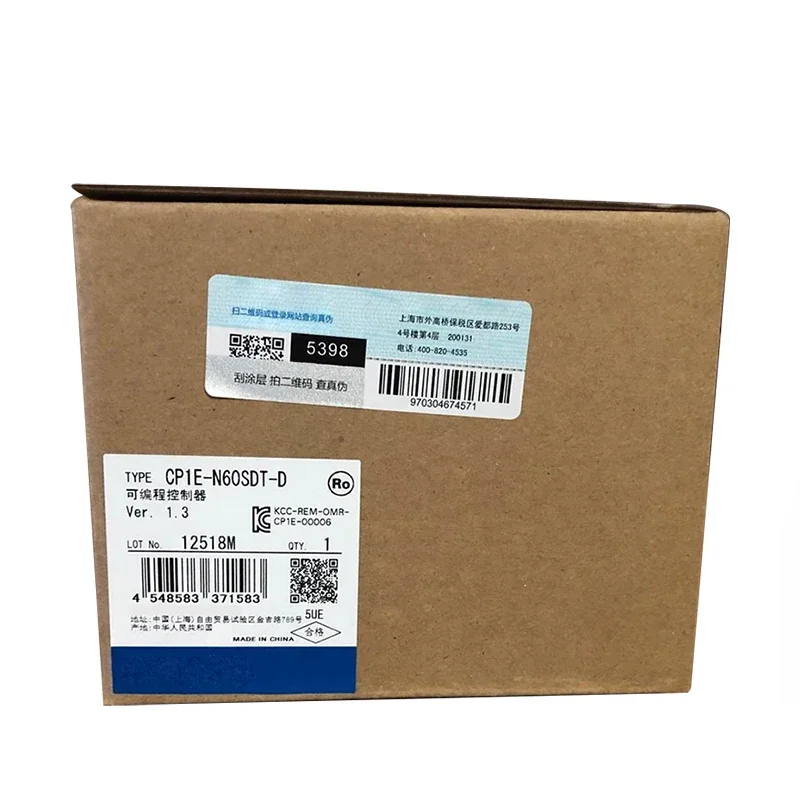 

Spot Stock Products CP1E-N60SDT-D Programmable Controller Module Brand New Original Technical Support Available Plc Controller