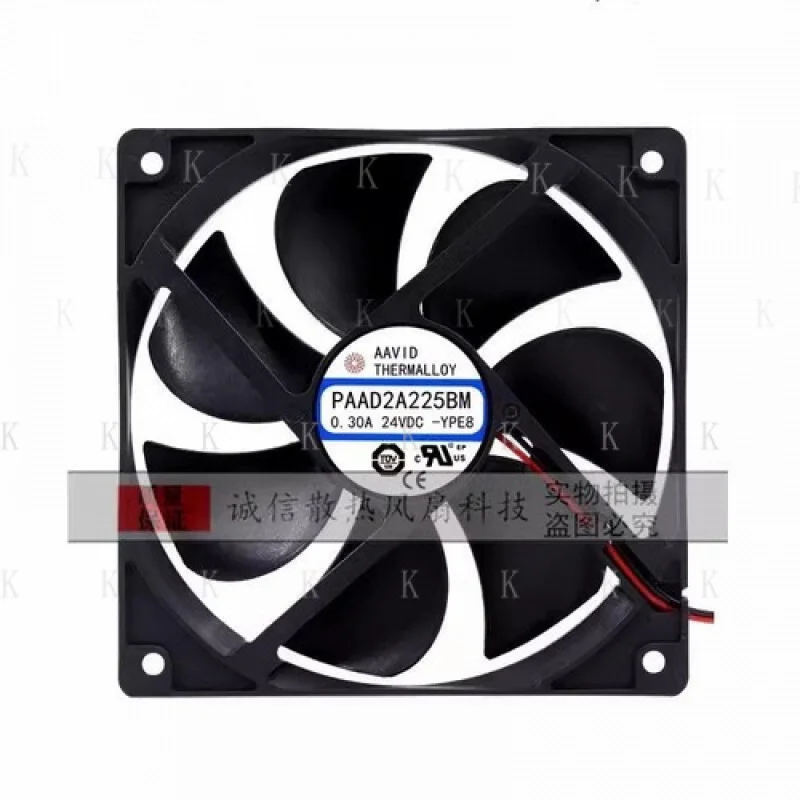 

C 1 шт. для PAAD2A225BM 12025 DC24V 0,30A 12 см 2-проводной бесшумный охлаждающий вентилятор