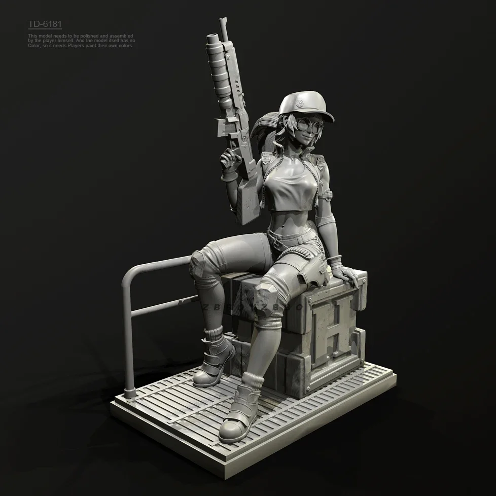 50mm 75mm Resin model kits figure beauty colorless and self-assembled TD-6181/3D