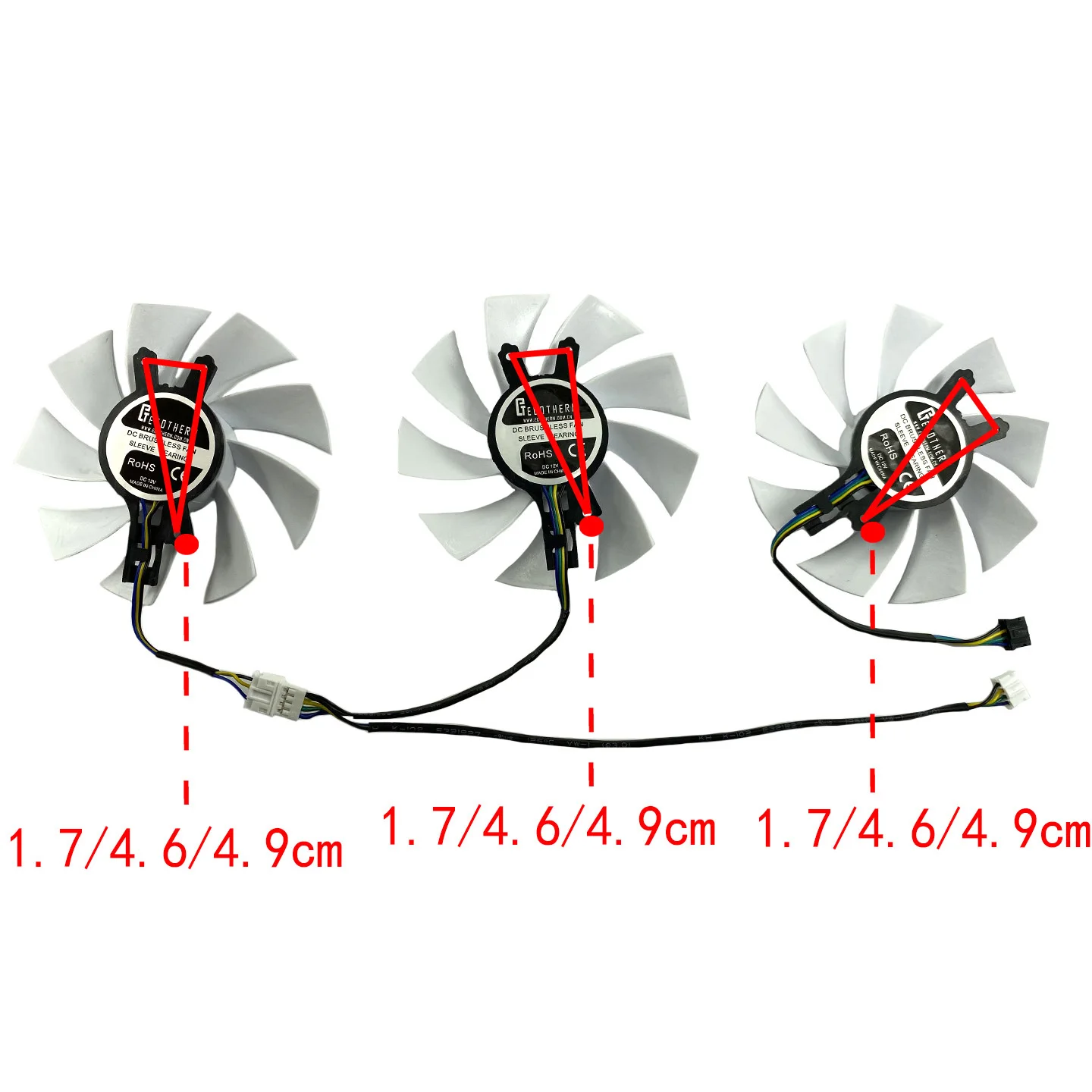 GA92S2H For GALAX RTX2070 2070S 2080 2080S EX Gamer V2 Graphics Card Replacement Fan