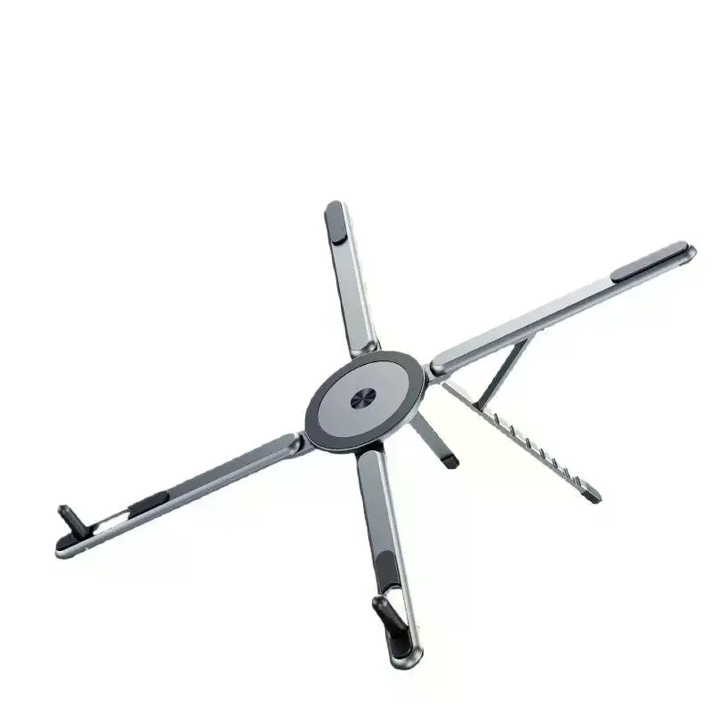 Adjustable Plastic Phone Tablet Stand with Magnetic Base 8 Height Positions Universal for Laptop Desktop Office Use