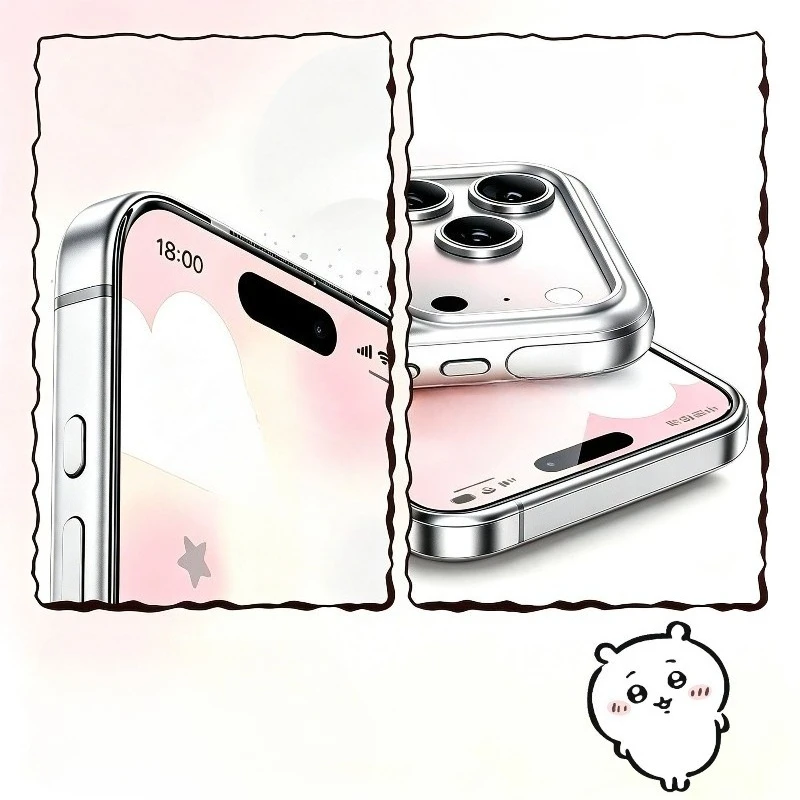 Anime Cartoon Kawaii Chiikawa Peeping Prevention Mobile Phone Toughened Film Applicable To Apple 18 High Definition Protect New view 5