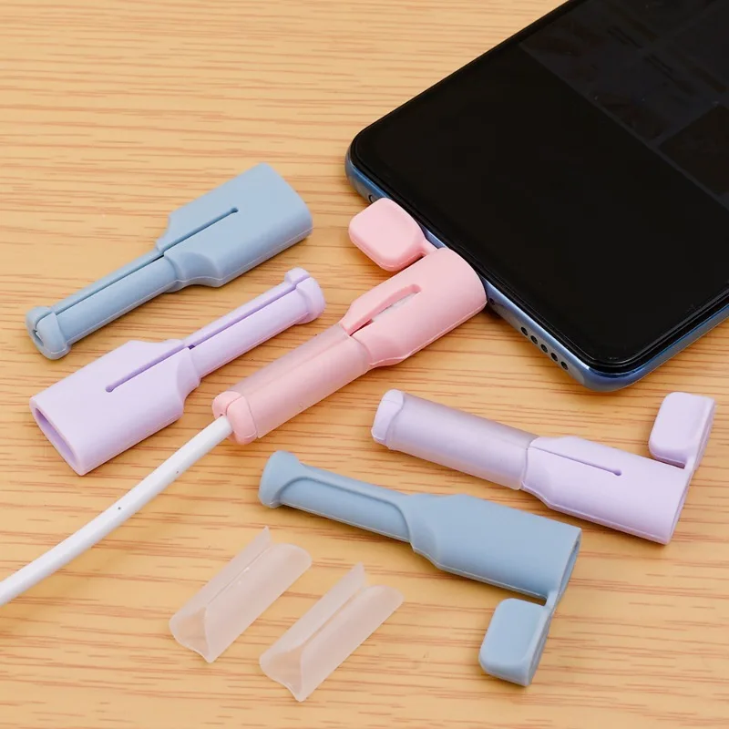 New Cable Protector Soft Silicone for Type C Android Charging Cable Protector Data Line Practical Accessories Dustproof Cover