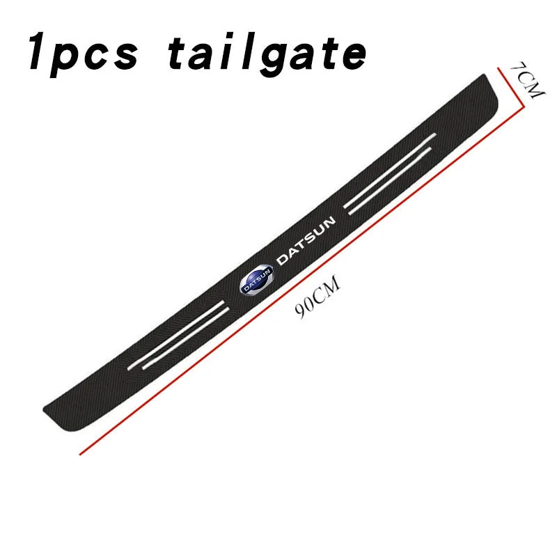 Carbon Fiber Car Door Sill Protector for Nissan datsun cross z pickup 12oy 204z 620 280z GO I GO+ Mi-DO on-DO Redi-GO Accessorie