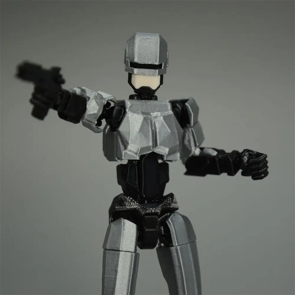 RoboCop 3D Printed Mannequin Multi-Jointed Movable Robot 2.0 Toys Dummy 13 Figures Toys For Kids & Adults Game Gifts