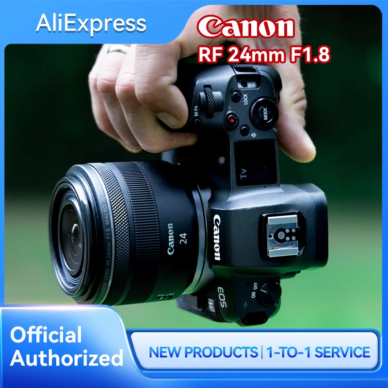 Canon RF 24mm F1.8 RF 24 Macro is STM Lens Canon EOS RP R R8 R7 R6 RF24 105 Full Frame Lensless Camera Standard Fixed Focus Lens