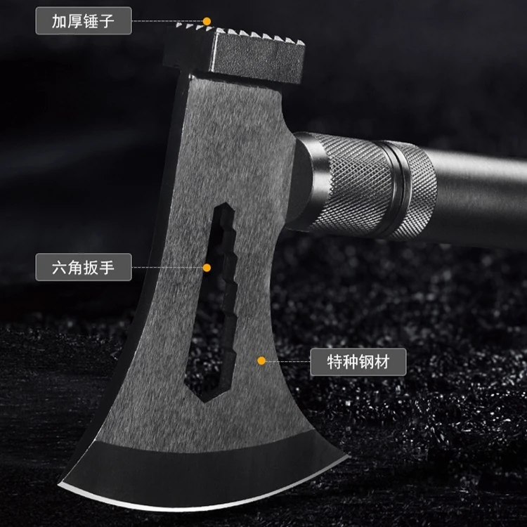 

High Quality EDC Multi Functional Outdoor Survival Axe Camping T actical Axe Portable Mountain Axe Fire Emergency Equipment