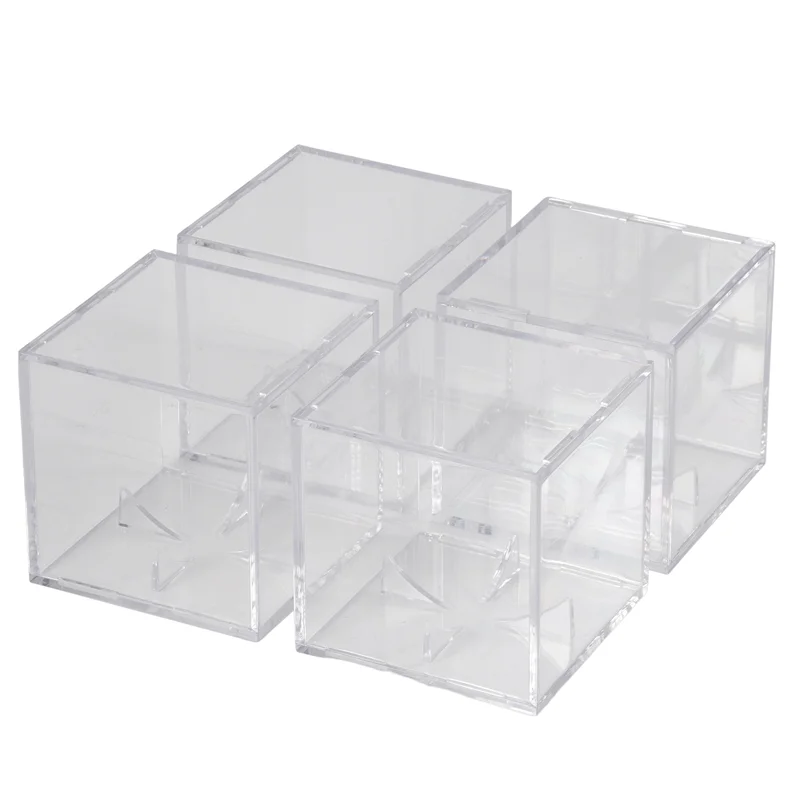 

Горячее предложение! 4 шт. витрина для бейсбола, пылезащитные акриловые витрины с защитой от ультрафиолета, прозрачная витрина для бейсбольного мяча для мемобилей