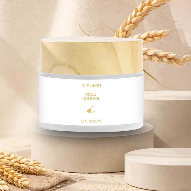 

Rice Face Cream Soothing Brightening Pore Refining Skin Texture Soft Emulsion Hydrating Korean Skincare For All Skin Type 50ml