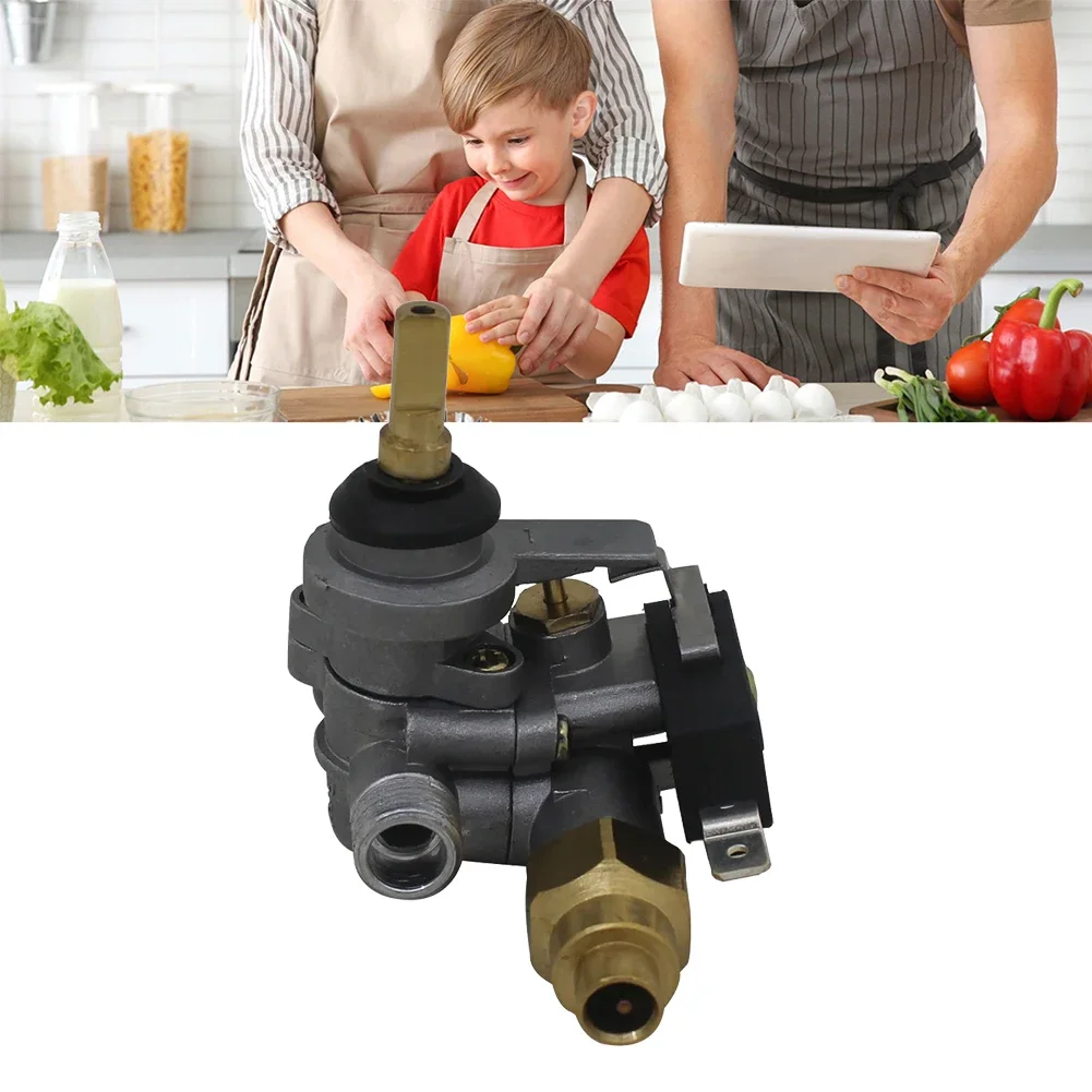 1pc Safety Valve Gas Stove Accessories Water Heater For Sabaf Safety Valve Liquefied Valve Convenient Switch Home Impeovement