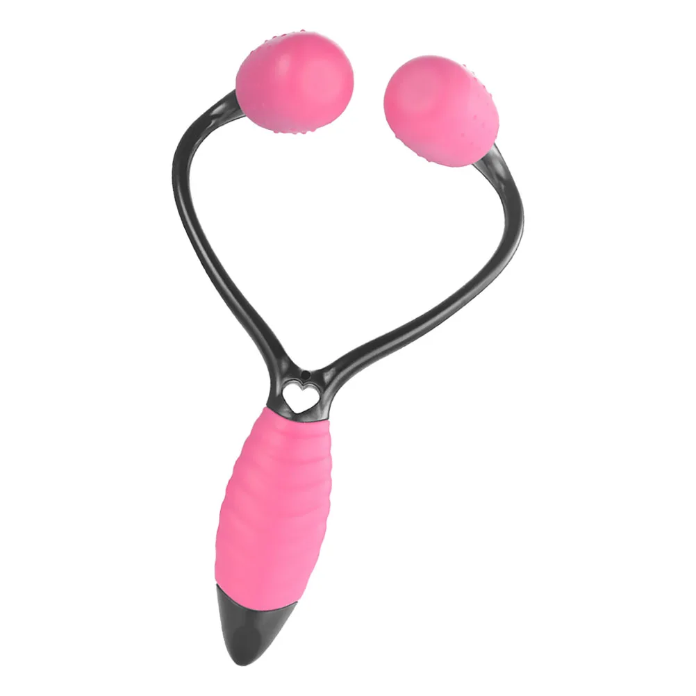 Rosy Black ABS Gesichtsroller, Massagegerät, bequemer Griff, Anti-Aging-Gesichtsmassagegerät, Hautpflege-Roller für glatte Haut