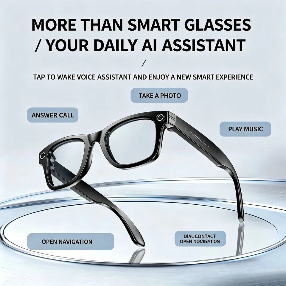 New 800W Camera AI Glasses Men Color-Changing Smart Translation Glasses Photo Video Recording IP65 Waterproof Call AI Smart image 4