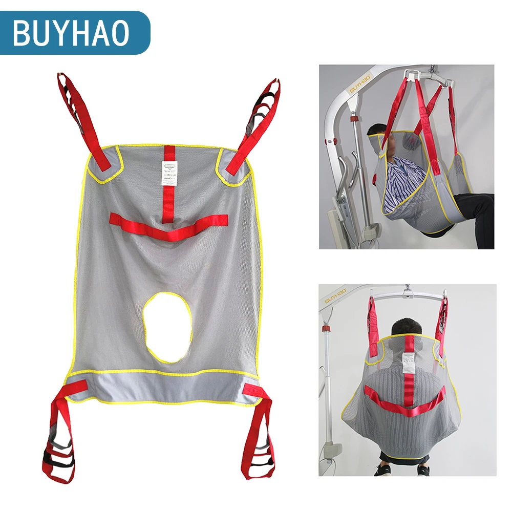 

Opening reticular sling medical rehabilitation systems hoist Lift transfer patient body lift for hospital