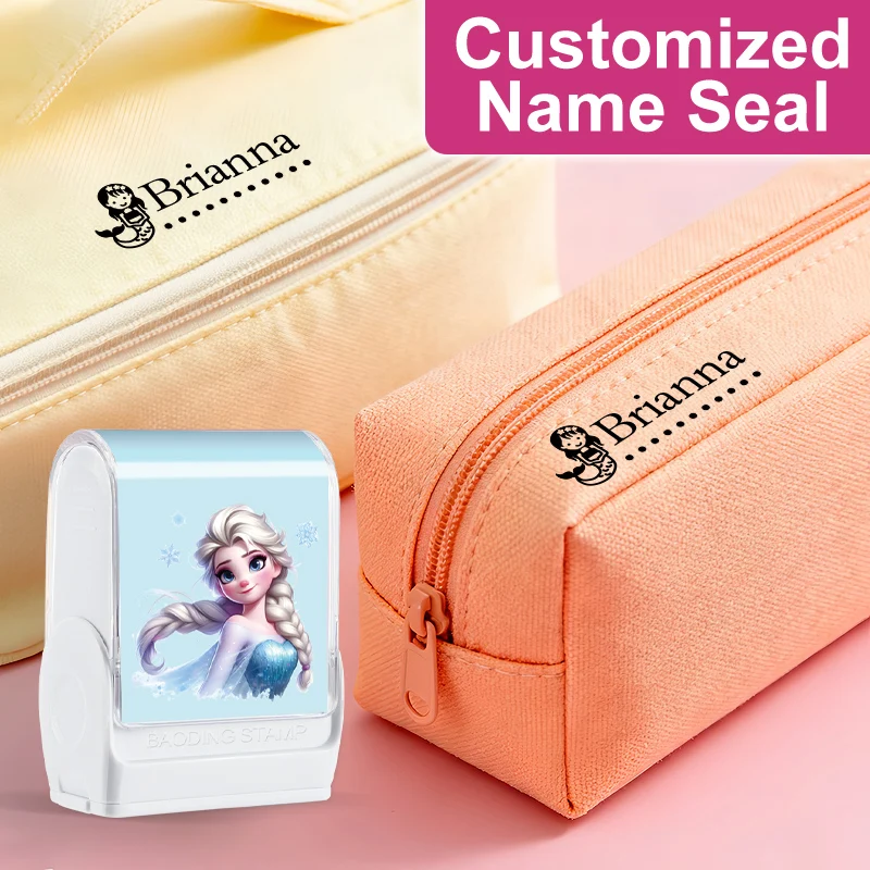 

Изготовленный на заказ штамп с именем Disney Stitch и моющимися чернилами — для организации школьных принадлежностей, детской одежды, отличный подарок на Рождество и день рождения