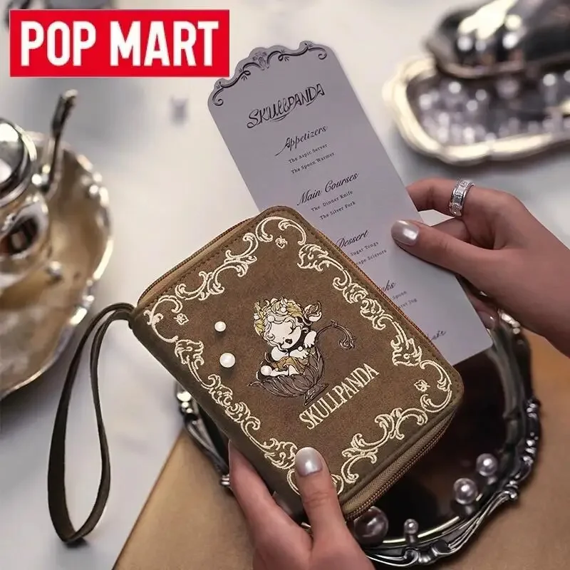 

POP MART Skullpanda The Feast Begins Series Passport Holder Trendy Blind Box Toys Dolls Anime Action Figure Mystery Box Ornament